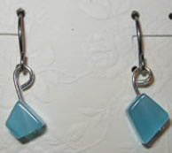 blue chip earrings